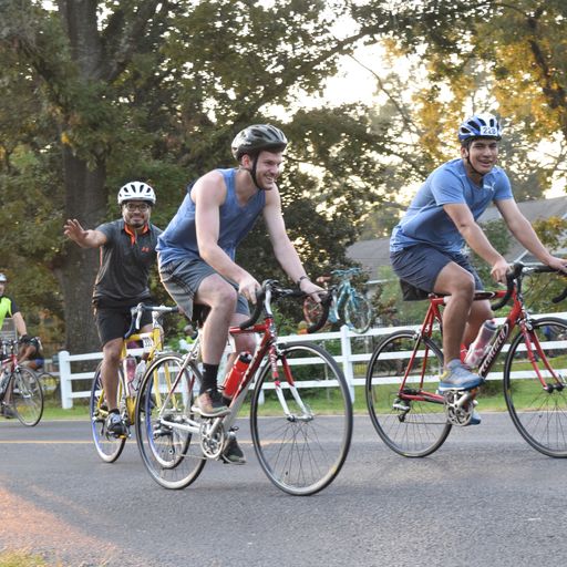 bikers biking