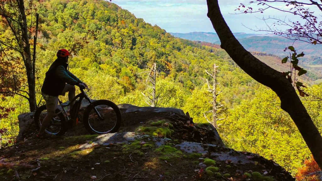 biker on mountain biker on mountain
